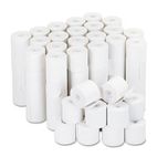 Universal Adding Machine/Calculator Roll, 16 lb, 1/2" Core, 2-1/4" x 126 ft,White, 100/CT UNV35705