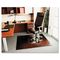 Universal Bamboo Roll-Up Chairmat, 48 x 60, No Lip, Dark Cherry UNV24023