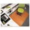 Universal Bamboo Roll-Up Chairmat, 48 x 60, No Lip, Natural UNV24022