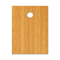 Universal Bamboo Roll-Up Chairmat, 52 x 44, 23-3/4 x 9-1/4 Lip, Natural UNV24005