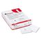 Universal Clear Badge Holders w/Inserts, Top Load, 3 x 4, White, 50/Box UNV56004