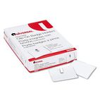 Universal Clear Badge Holders w/Inserts, Top Load, 3 x 4, White, 50/Box UNV56004