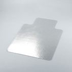 Universal Cleated Chair Mat for Low and Medium Pile Carpet, 36w x 48l, Clear UNV56806