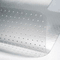 Universal Cleated Chair Mat for Low and Medium Pile Carpet, 45w x 53l, Clear UNV56807