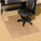 Universal Cleated Chair Mat for Low and Medium Pile Carpet, 45w x 53l, Clear UNV56807