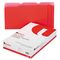 Universal Colored File Folders, 1/3 Cut One-Ply Top Tab, Legal, Red/Pink, 100/Box UNV10523