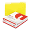 Universal Colored File Folders, 1/3 Cut One-Ply Top Tab, Letter, Yellow/Lt Yellow, 100/Box UNV10504