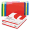 Universal Colored File Folders, 1/3 Cut Single-Ply Top Tab, Letter, Assorted, 100/Box UNV10506