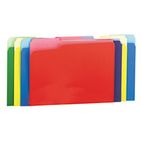 Universal Colored File Folders, 1/3 Cut Single-Ply Top Tab, Letter, Assorted, 100/Box UNV10506