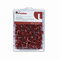 Universal Colored Push Pins, Plastic, Red, 3/8", 100/Pack UNV31301