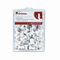 Universal Colored Push Pins, Plastic, White, 3/8", 100/Pack UNV31302