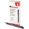 Universal Comfort Grip Ballpoint Retractable Pen, Blue Ink, Fine, Dozen UNV15521