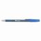Universal Comfort Grip Ballpoint Stick Pen, Blue Ink, Fine, Dozen UNV15621