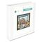 Universal Comfort Grip Deluxe Plus D-Ring View Binder, 1-1/2" Capacity, 8-1/2 x 11, White UNV30722