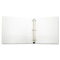Universal Comfort Grip Deluxe Plus D-Ring View Binder, 1-1/2" Capacity, 8-1/2 x 11, White UNV30722