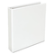 Universal Comfort Grip Deluxe Plus D-Ring View Binder, 1-1/2" Capacity, 8-1/2 x 11, White UNV30722
