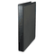 Universal Comfort Grip Deluxe Plus D-Ring View Binder, 1" Capacity, 8-1/2 x 11, Black UNV30711