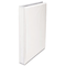 Universal Comfort Grip Deluxe Plus D-Ring View Binder, 1" Capacity, 8-1/2 x 11, White UNV30712