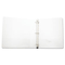 Universal Comfort Grip Round Ring View Binder, 1-1/2" Capacity, 8-1/2 x 11, White UNV30770