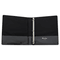 Universal Comfort Grip Round Ring View Binder, 1" Capacity, 8-1/2 x 11, Black UNV30757