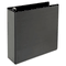 Universal Comfort Grip Round Ring View Binder, 3" Capacity, 8-1/2 x 11, Black UNV30773