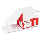 Universal Computer Paper, 20lb, 9-1/2 x 11, Letter Trim Perforations, White, 2400 Sheets UNV15802