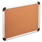 Universal Cork Board with Aluminum Frame, 36 x 24, Natural, Silver Frame UNV43713