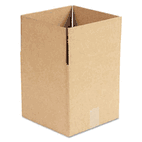Universal Corrugated Kraft Fixed-Depth Shipping Carton, 10w x 10l x 10h, Brown, 25/Bundle UNV166173
