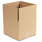 Universal Corrugated Kraft Fixed-Depth Shipping Carton, 12w x 12l x 10h, Brown, 25/Bundle UNV166221