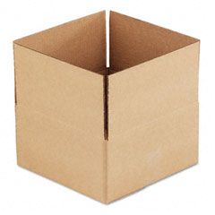 Universal Corrugated Kraft Fixed-Depth Shipping Carton, 12w x 12l x 6h, Brown, 25/Bundle UNV166538