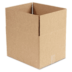 Universal Corrugated Kraft Fixed-Depth Shipping Carton, 12w x 15l x 10h, Brown, 25/Bundle UNV166183