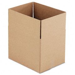 Universal Corrugated Kraft Fixed-Depth Shipping Carton, 12w x 16l x 12h, Brown, 25/Bundle UNV167026