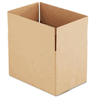 Universal Corrugated Kraft Fixed-Depth Shipping Carton, 12w x 18l x 12h, Brown, 25/Bundle UNV166679