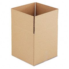 Universal Corrugated Kraft Fixed-Depth Shipping Carton, 14w x 14l x 14h, Brown, 25/Bundle UNV167069
