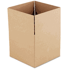 Universal Corrugated Kraft Fixed-Depth Shipping Carton, 18w x 18l x 16h, Brown, 15/Bundle UNV166331