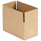 Universal Corrugated Kraft Fixed-Depth Shipping Carton, 5w x 9l x 5h, Brown, 25/Bundle UNV166336