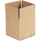Universal Corrugated Kraft Fixed-Depth Shipping Carton, 7w x 7l x 7h, Brown, 25/Bundle UNV166976