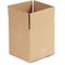 Universal Corrugated Kraft Fixed-Depth Shipping Carton, 7w x 7l x 7h, Brown, 25/Bundle UNV166976