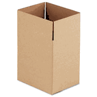 Universal Corrugated Kraft Fixed-Depth Shipping Carton,8-3/4 x 11-1/4 x 12h,BR,25/Bundle UNV167024