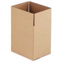 Universal Corrugated Kraft Fixed-Depth Shipping Carton,8-3/4 x 11-1/4 x 12h,BR,25/Bundle UNV167024