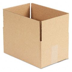 Universal Corrugated Kraft Fixed-Depth Shipping Carton, 8w x 12l x 6h, Brown, 25/Bundle UNV166214