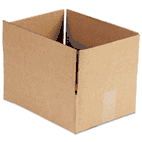 Universal Corrugated Kraft Fixed-Depth Shipping Carton, 9w x 12l x 4h, Brown, 25/Bundle UNV166982