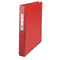 Universal D-Ring Binder With Label Holder, 1" Capacity, 8-1/2 x 11, Red UNV20763