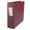 Universal D-Ring Binder With Label Holder, 3" Capacity, 8-1/2 x 11, Burgundy UNV20797