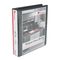 Universal Deluxe Round Ring Vinyl View Binder, 1-1/2" Capacity, Black UNV20721