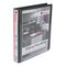 Universal Deluxe Round Ring Vinyl View Binder, 1" Capacity, Black UNV20711