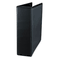 Universal Deluxe Round Ring Vinyl View Binder, 3" Capacity, Black UNV20751