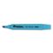 Universal Desk Highlighter, Chisel Tip, Fluorescent Blue, 12/Pk UNV08864
