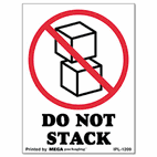 Universal "Do Not Stack" Self-Adhesive Shipping Labels, 3 x 4, 500/Roll UNV312487