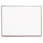 Universal Dry Erase Board, Melamine, 24 x 18, Aluminum Frame UNV44618
